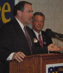 Huckabee and Gilchrist in Iowa