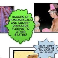 Traditional Values Coalition cartoon excerpt