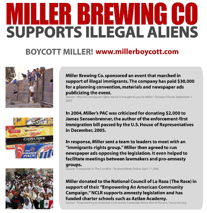 Go to www.MillerBoycott.com